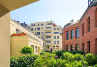 Atrium - saniertes Industriegebäude, Hofhaus, Wohnhaus - Düsseldorf -Architekten: Heck + Schmiegel // Architekturfotograf Düsseldorf