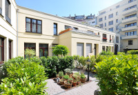 Atrium - saniertes Industriegebäude, Hofhaus, Wohnhaus - Düsseldorf // Architekturfotograf Düsseldorf